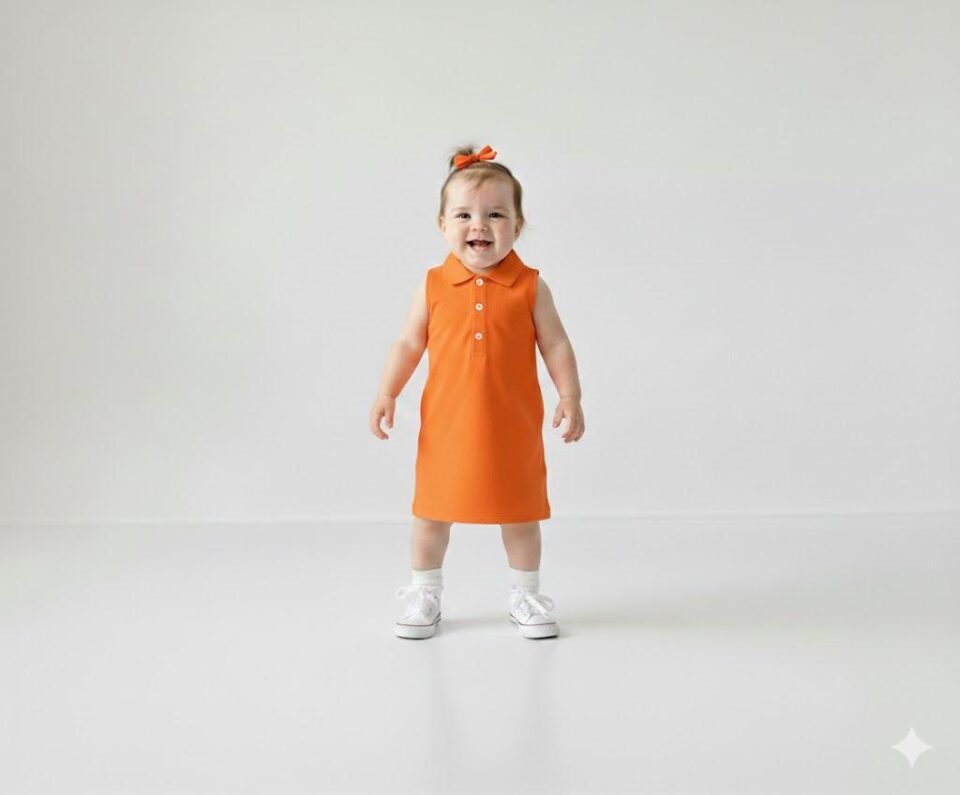 Baby Girl Clothes - Polyester Dress